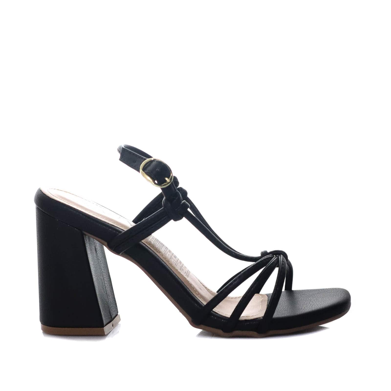 Sandalia tacon negro para mujer J96-Z471