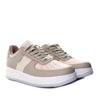 Tenis beige x almendra x pistacho para mujer TA1014