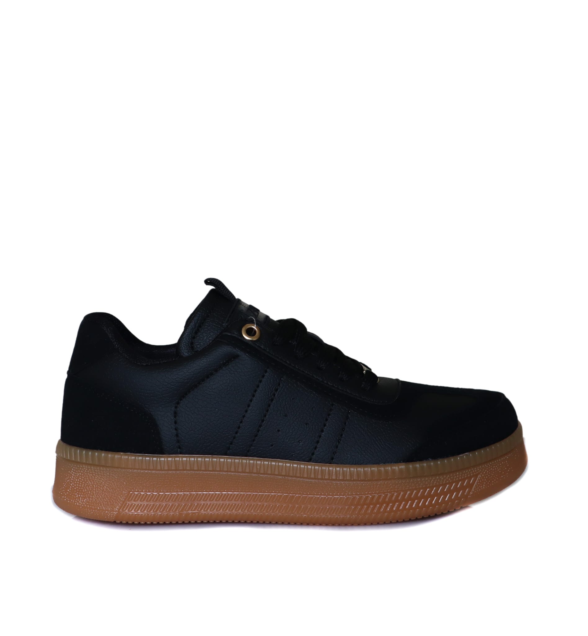 Tenis negro x carnaza para mujer TA1072