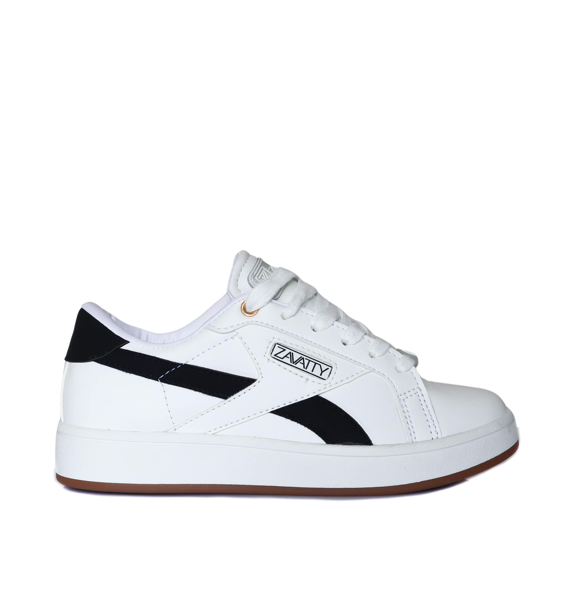 Tenis blanco x negro para mujer 205-Z273